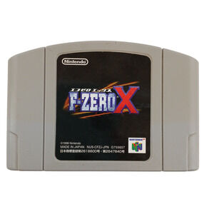 F-Zero X Nintendo 64 N64 Japan Import Racing Game Cartridge Authentic Nintendo